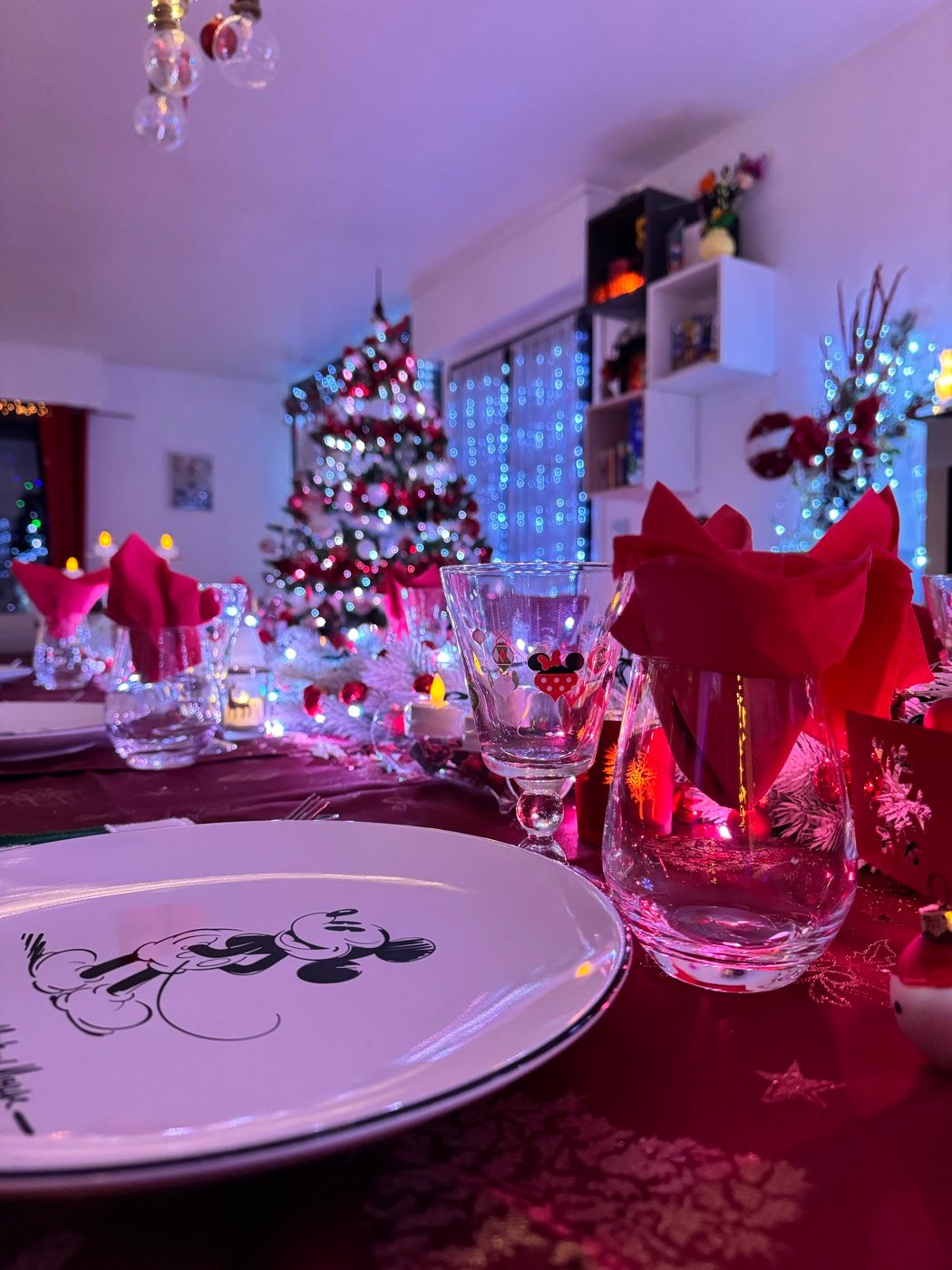 La table de fête décorée par Antoine