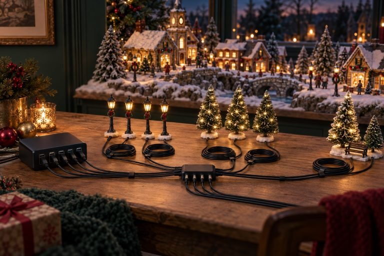 Mon astuce USB pour brancher plus de petites lumières Lemax